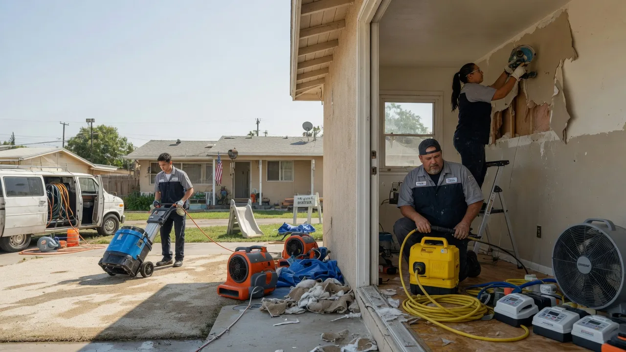 Water Damage Restoration in Justin, TX near me